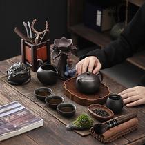 Chinese Purple Sand Tea Set Courtesy box Custom Gift Home Light Lavish High-end Tea Instrumental full set Gongfu Tea Food grade special