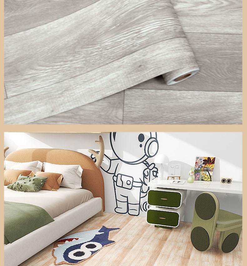 Поместить 采购产品不干胶地板贴纸，防滑耐磨木地板贴纸，直接贴，加厚防水地板贴纸，pvc彷木纹地砖贴纸