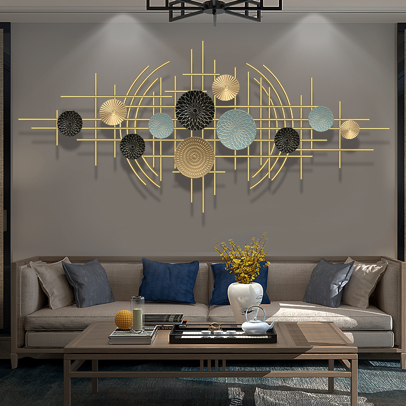 Nordic Living Room Light Lavish Wall Accessories Sofa Background Wall Pendant Metal Wall Accessories Modern Minima Hangover Bedroom Adornment