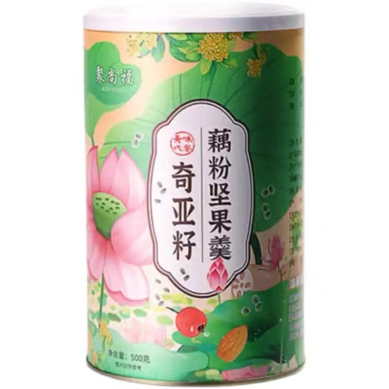 Jushangfu lotus root starch soup breakfast meal replacement 500g canned Internet celebrity same style