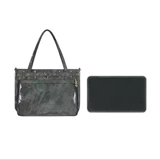 Джинсовая оригинальная полиуретановая вместительная и большая сумка через плечо на одно плечо, в стиле панк