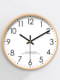 Nordic Style Solid Wood Wall Clock, Living Room Silent Minimalist Clock, Light Luxury Clock Decoration, Modern Fashion Creative Personality Quartz Clock