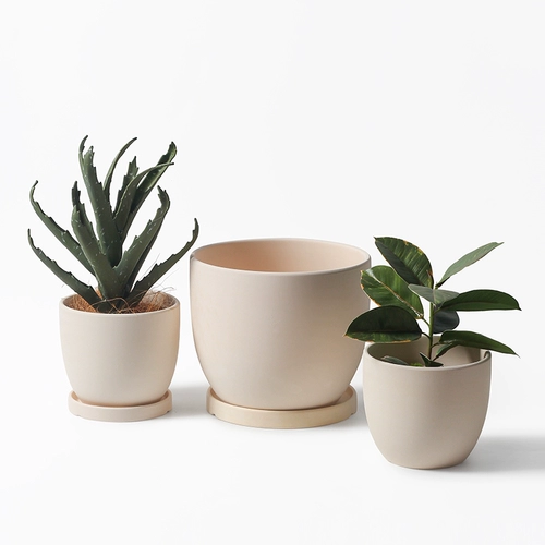 Дышащий креативный керамический цветочный горшок, орхидея, простой и элегантный дизайн