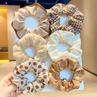 Корейская версия крупного кишечного круга осень и зима новая маленькая девочка фрикадельки волосы Круг Девушка высокая ценность лица Эластичная веревка для волос.