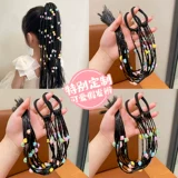 Детский парик, плетеная повязка для волос для девочек, высокий хвост, плетеная повязка для волос со звездой, повязка для волос для маленькой девочки, бесплатная боксерская коса