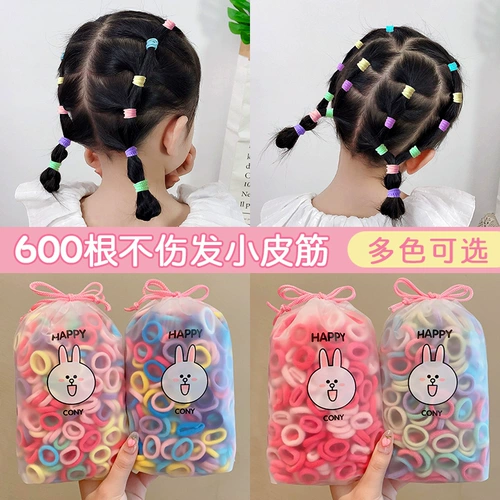 Детская резинка, детское безвредное полотенце, эластичный аксессуар для волос, не повреждает волосы