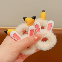 Розовые ушки кролика + ушки Пикачу 4 шт. [Приоритет при дополнительных покупках]