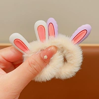 Розовые кроличьи уши + уши звездной росы, 2 шт.