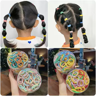 Children's rubber band does not hurt hair, good elasticity, baby tie hair, high elasticity, princess cute Korean girl hair ring