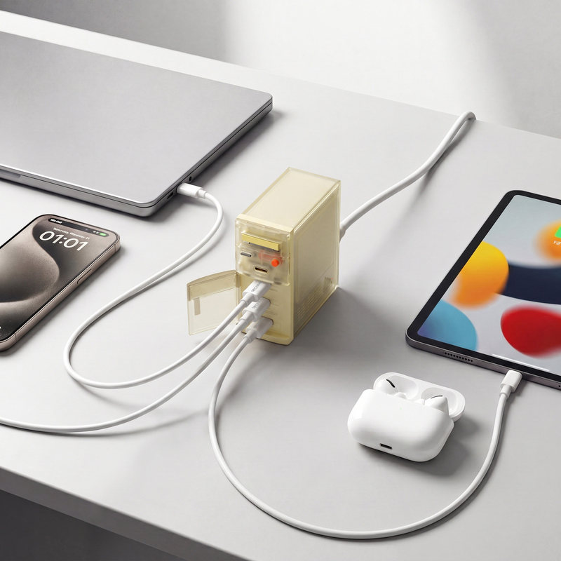 Panini 101 Limited Edition Plug Retro Case Design Multi-Device Charging 100W Gallium Nitride Charger