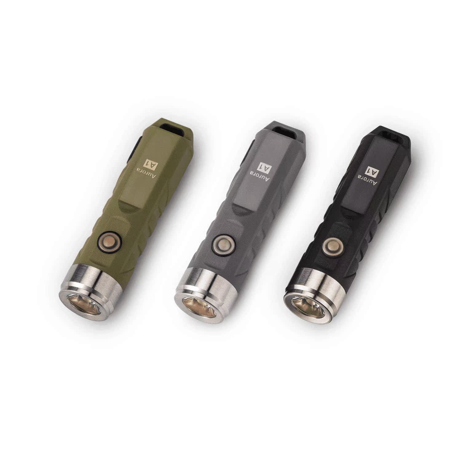 RovyVon sharp A1x ultra-high-brightness waterproof outdoor anti-body suede Edc flashlight key buckle flashlight