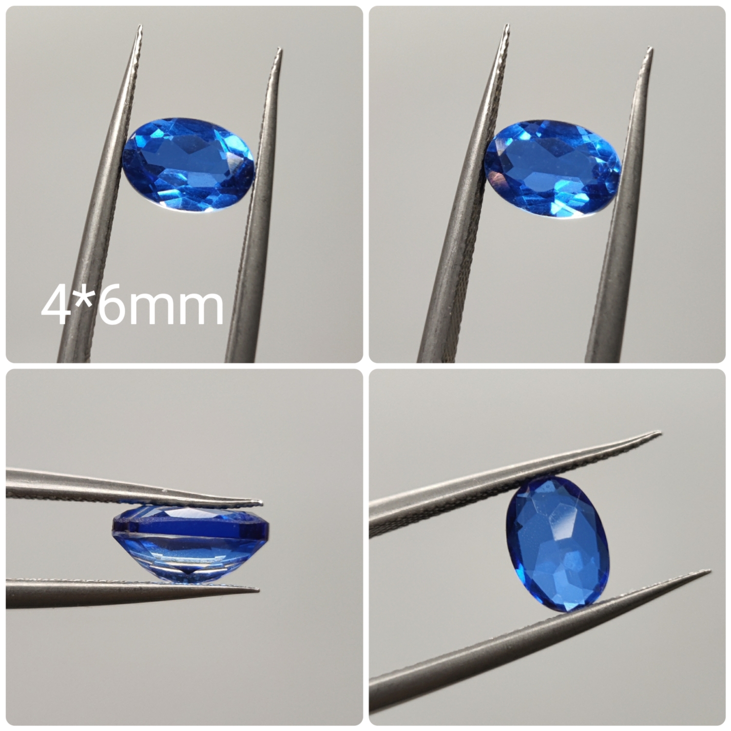 複合合成スピネルルースストーン複合石合成宝石学習教材標本