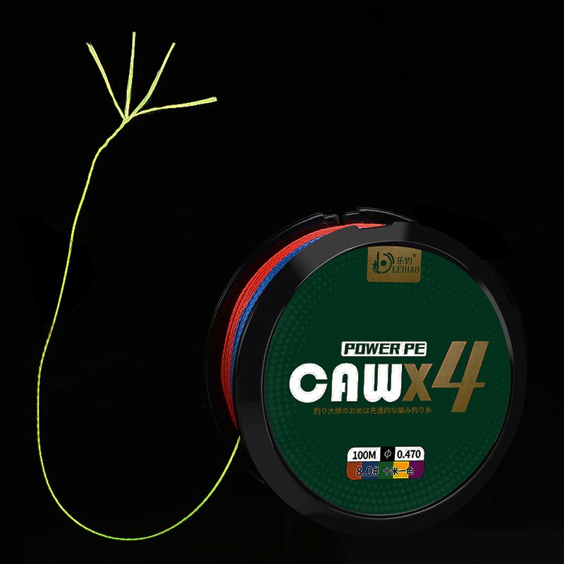 Dali horse fishing line main line 4 four-braided sub-line strong pull imported Luya PE line anti-bite fishing line