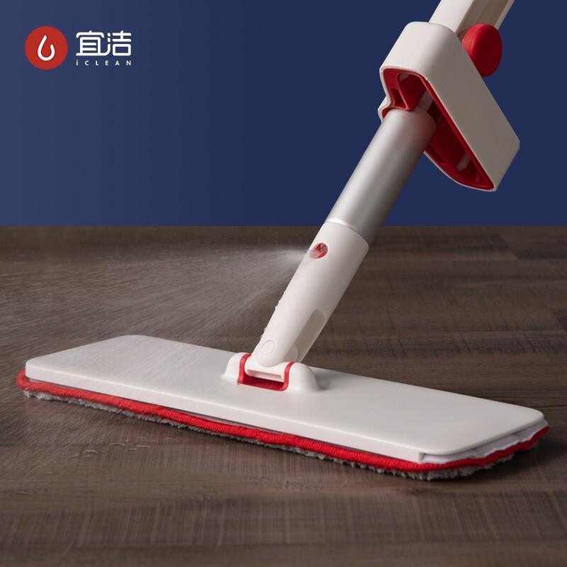 Yijie self-squeezing water spray free hand-washing mop flat lazy spray mop household one mop artifact wood floor