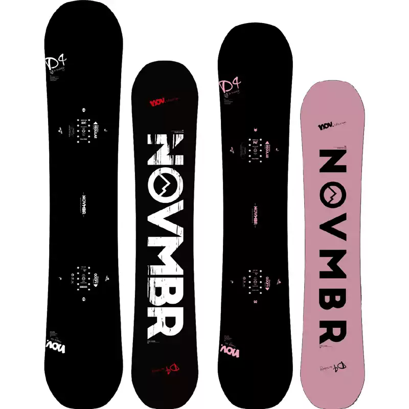 日本製21-22新款November D4/DX4單板滑雪板全能公園平花男女適用154cm