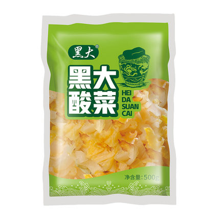 黑大酸菜正宗东北特产农家自制酸白菜丝真空小包大缸腌制泡菜包邮