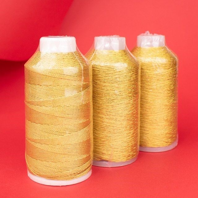 Gold thread diy hand woven 3 6 9 12 gold thread hand rope gold and silver thread winding material magic color thread