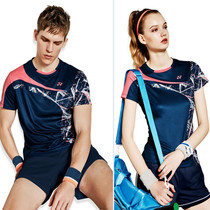  Special clearance YONEX Yonex couple badminton clothes mens and womens short-sleeved tops sportswear
