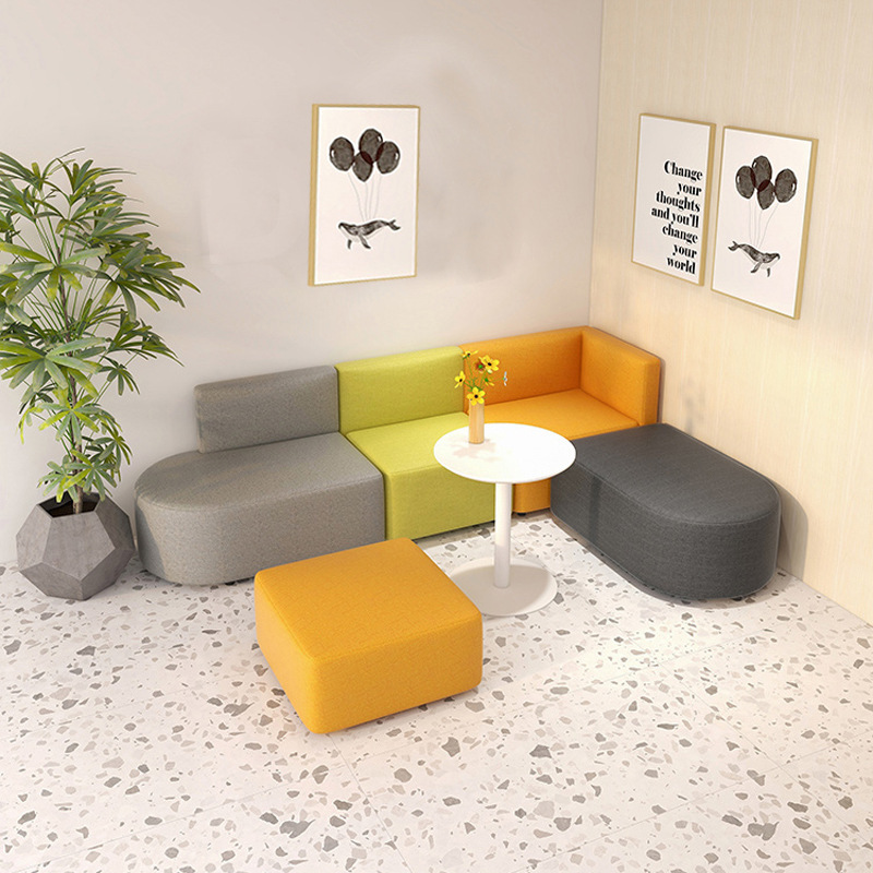 Rest Area Leisure Area Simple Hall Reception Waiting Training Institution Office Creative Corner Sofa Combination