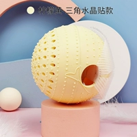 Обновление дивизии для волос треугольника Силиконовый шарик желтый