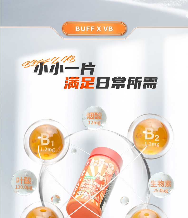 BUFFX 复合b族维生素 60片2瓶 图4