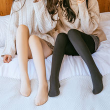 打底裤袜女外穿秋冬加绒加厚肤色黑色保暖