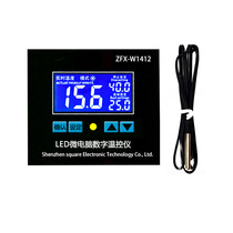 ZFX-W1412 Microcomputer Digital Thermostat Electronic Temperature Controller Accuracy 0 1 Incubation Temperature Controller