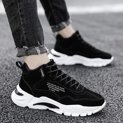 春季棉鞋高帮鞋韩版潮流轻便运动休闲鞋