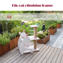 Fan Xiaochong pet fans elk cat climbing frame cultural and creative center display model