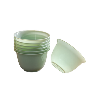 Huiyingshang disposable jade green kung fu tea cup thickened
