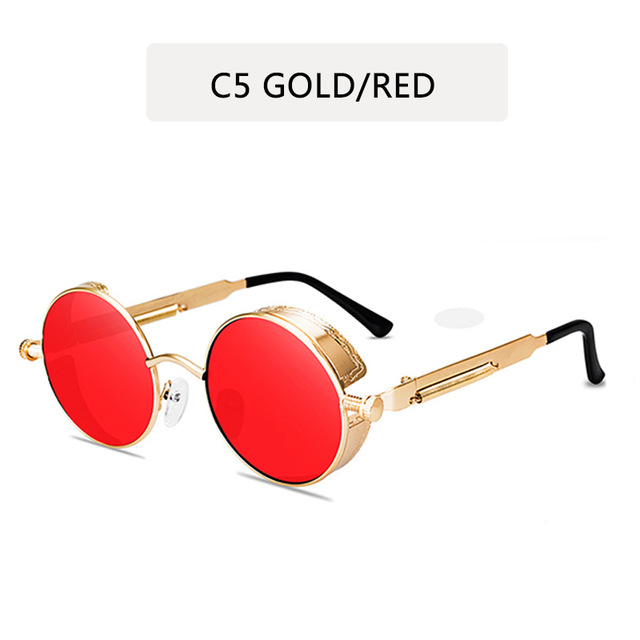 5Classic   Gothic   Steam punk   Sun glasses   Sun   Glasses   Men   Women   B