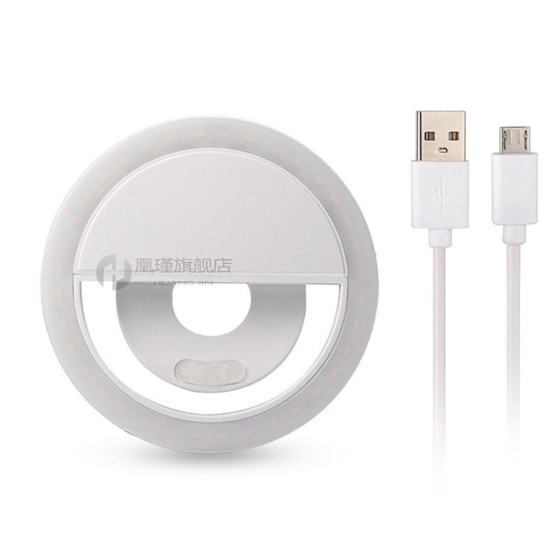 WhiteRing   Flash   Selfie   Clip   Aro   De   Luz   Universal   Mobile   Phone   Led