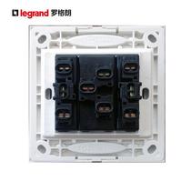 TCL switch socket three-position double small button switch 86 type S8 0 Yin Yun 3 open dual control 16A high power key