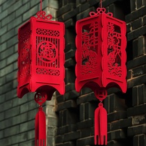 New Years Spring Festival lanterns New Years Day New Years creative red lantern hanging decoration mall Living room Decoration Large Red Lantern Pendant
