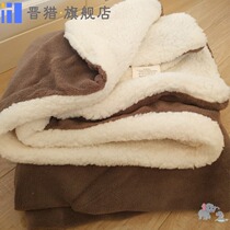 Warm class cover leg blanket winter knee padded blanket men's single man lazy car car nap blanket