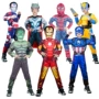 Halloween Iron Man Captain America Thor Hulk Optimus Prime Người Nhện Trẻ Em Cơ Trình Diễn Trang Phục