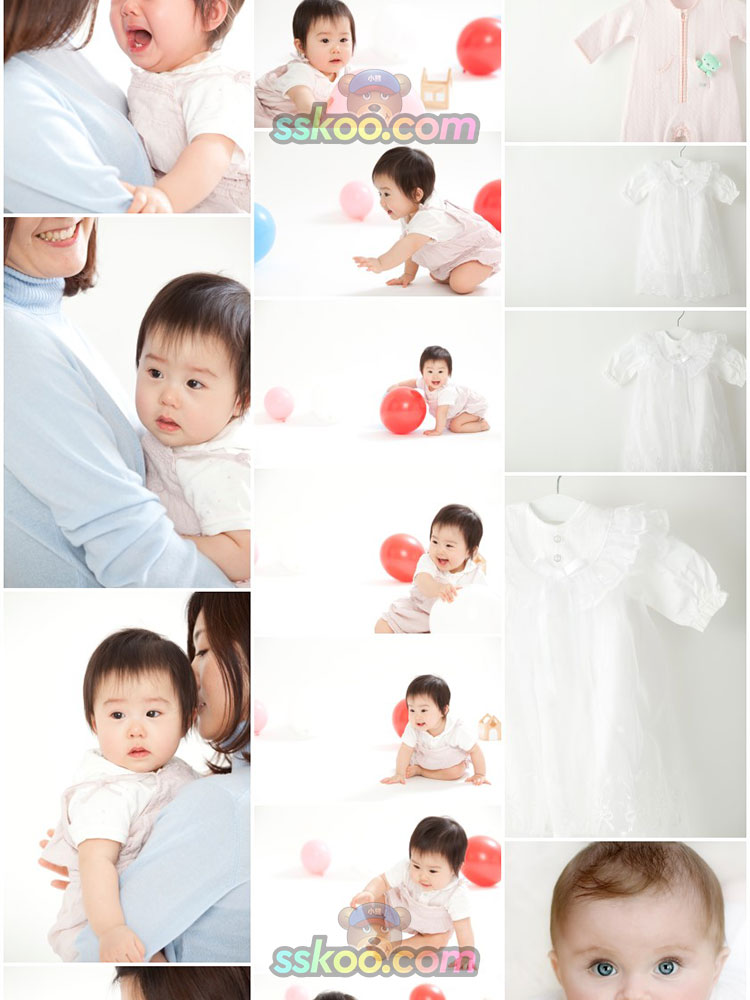 婴儿宝宝哭泣的小孩子小宝宝人像特写图片摄影照片设计素材插图2