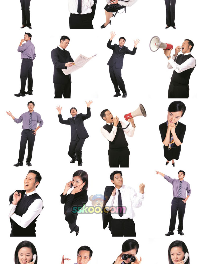 高清亚洲白领办公职场人员组图人物人像特写图片摄影照片设计素材插图5