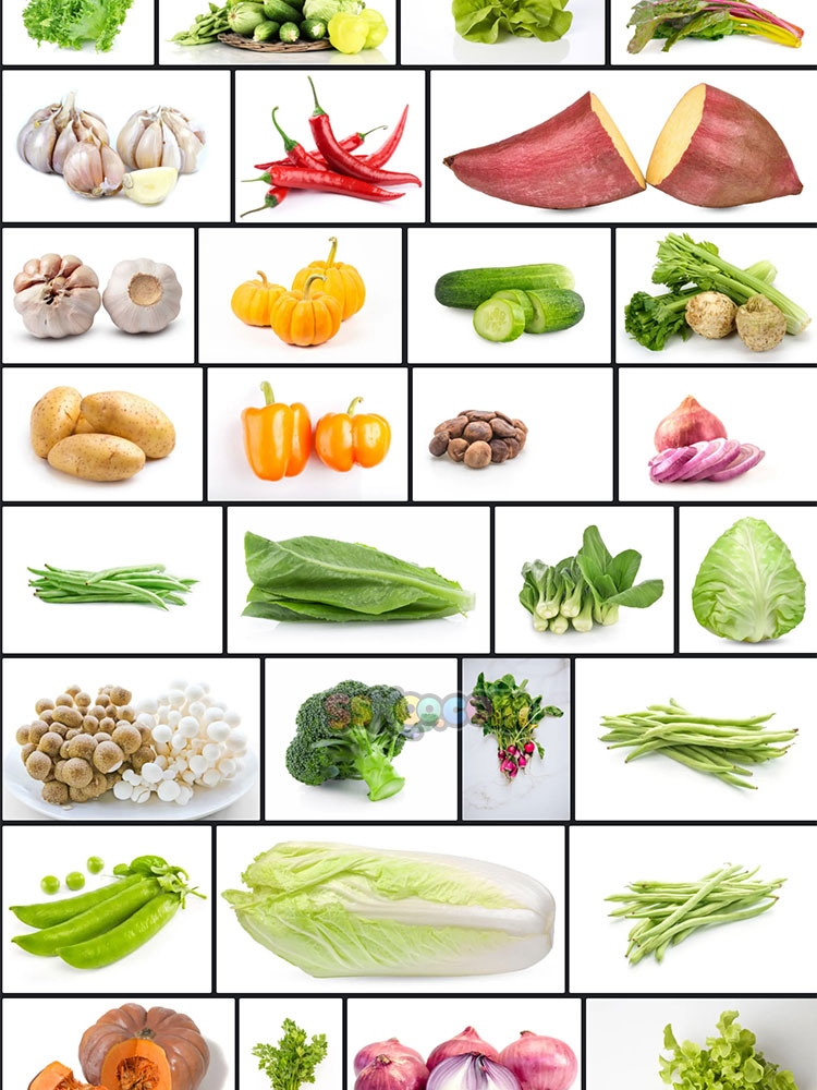 高清新鲜水果绿色蔬菜白底图片餐馆外卖超市展示广告PS设计素材插图21