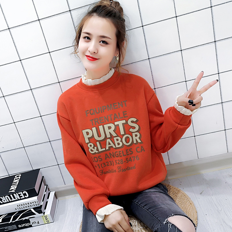 Carobi (special cabinet) 2020 (quality good goods) Garvet thickened half high collar fake two weaters