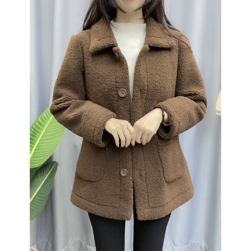 Carlo Beauty New Fashion Trend Female Clothes in Winter Female Clothes Thickening Particle Cover