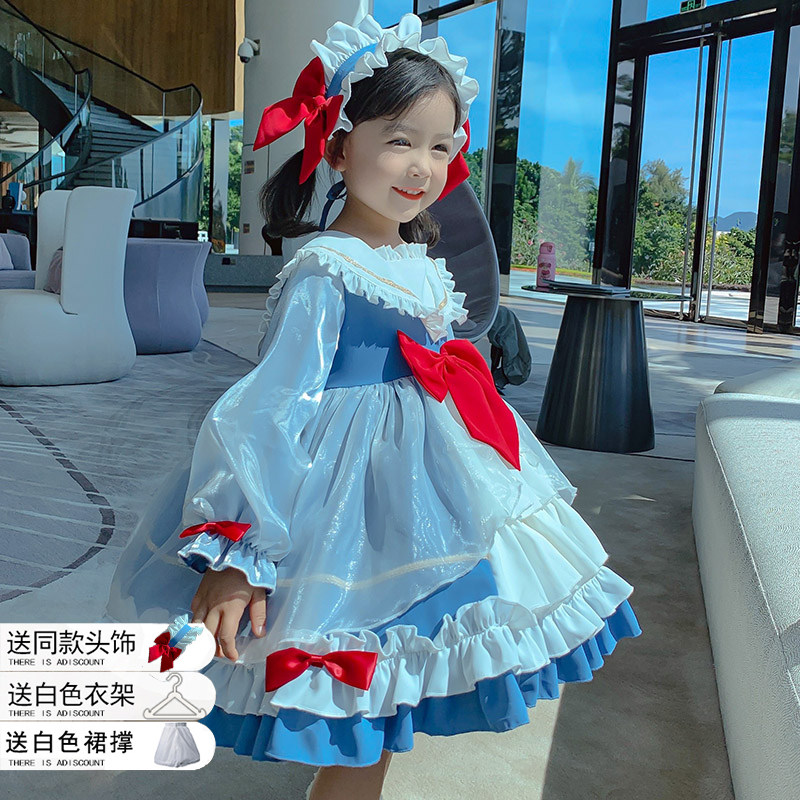 Children's Roleita Spring Dress Fluffy Dress Girl Roletta Princess Dresses Princess Dresses Baby Girl Long Sleeve Fairy Skirt