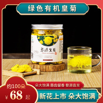 About 100 organic imperial chrysanthemums Wuyuan Xiaoqi yellow chrysanthemum small pot tribute chrysanthemum no pesticide residue herbal tea