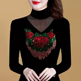 Демисезонный удерживающий тепло кружевной приятный телу лонгслив, эластичный комплект, 2 предмета