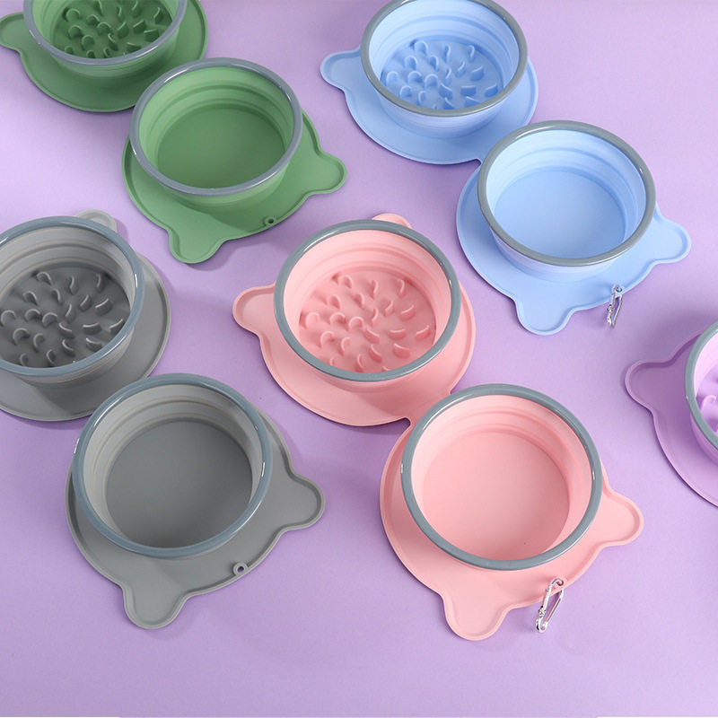 Amazon's Best-Selling Pet Supplies: Food-Grade Silicone Folding Bowl, Portable Outdoor Feeding Double Bowl, Travel Dish Amazon's Best-Selling Pet Supplies: Food-Grade Silicone Folding Bowl, Portable Outdoor Feeding Double Bowl, Travel Dish