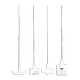 PTFE 교반 패들 PTFE 교반 막대 산 및 알칼리 방지 초승달 십자형 교반 막대 실험실 사용