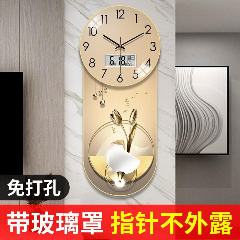 客厅C位义务。美家禧2025新款挂钟美到窒息、玄关一挂秒变文化馆