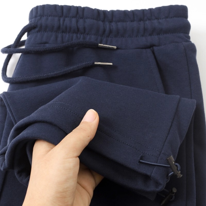 280g Heavyweight Navy Blue Jogger Sweatpants for Men, Dark Blue Loose Wide-Leg Sweatpants for Women, Autumn 2025 280g Heavyweight Navy Blue Jogger Sweatpants for Men, Dark Blue Loose Wide-Leg Sweatpants for Women, Autumn 2025