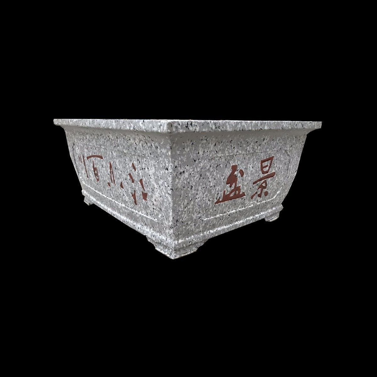 товар из китая 【大号花盆】花盆模具底部灌浆abs长方形塑料水泥花盆模具
