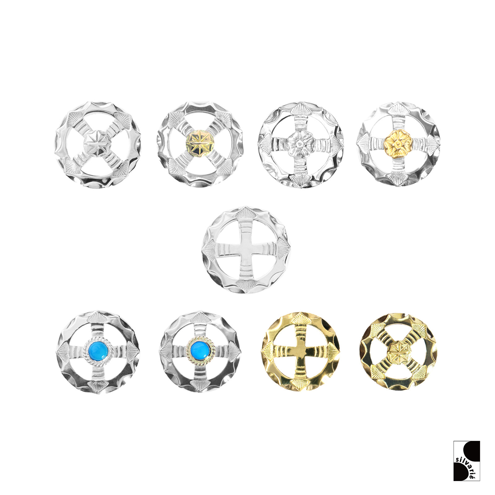 =silvarie=GOD SUNS Necklace Leather Rope Fishing Beads With Center Split Feather Accessories Wheel Ring Buckle